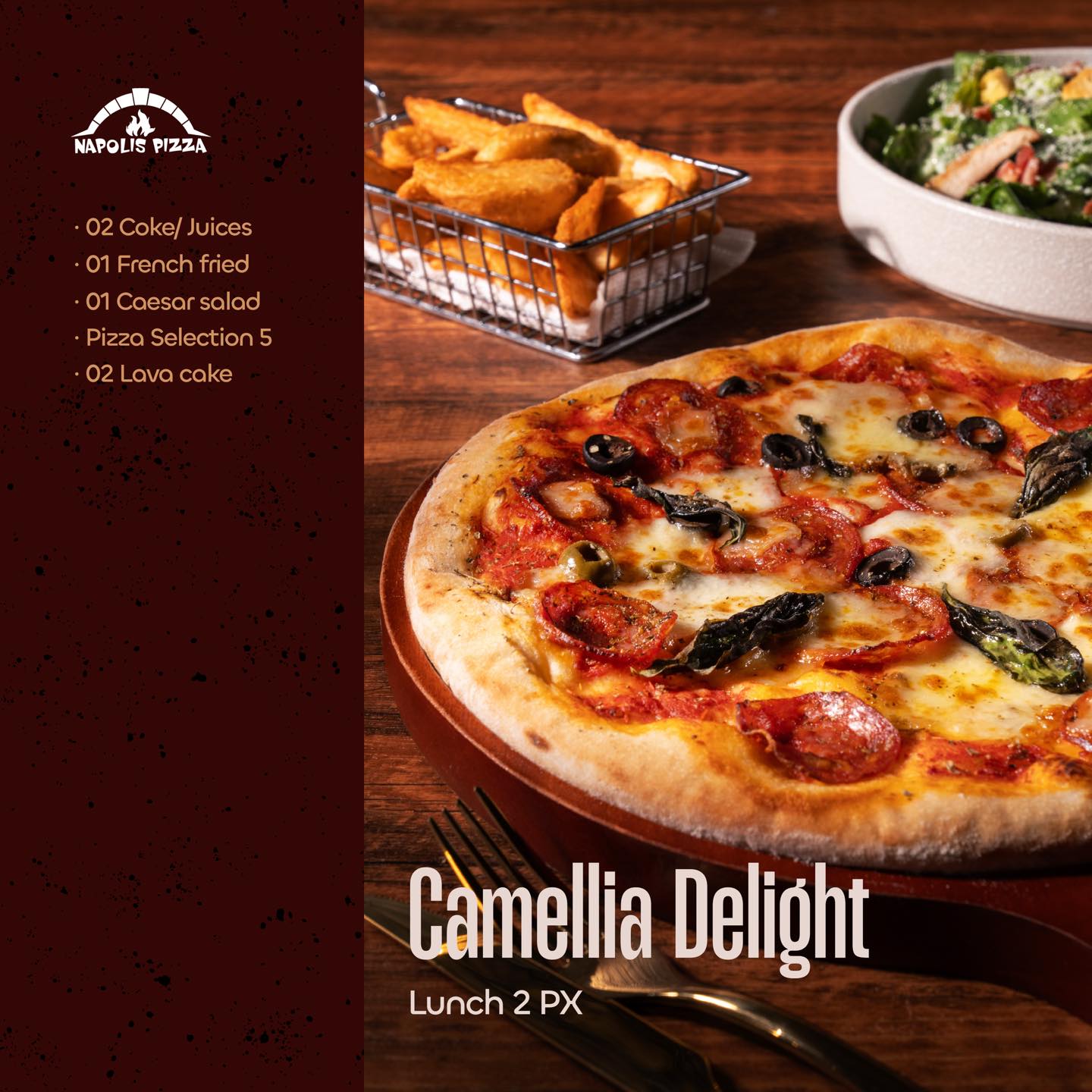 Set ăn trưa Camellia Delight (Dành cho 2 người)