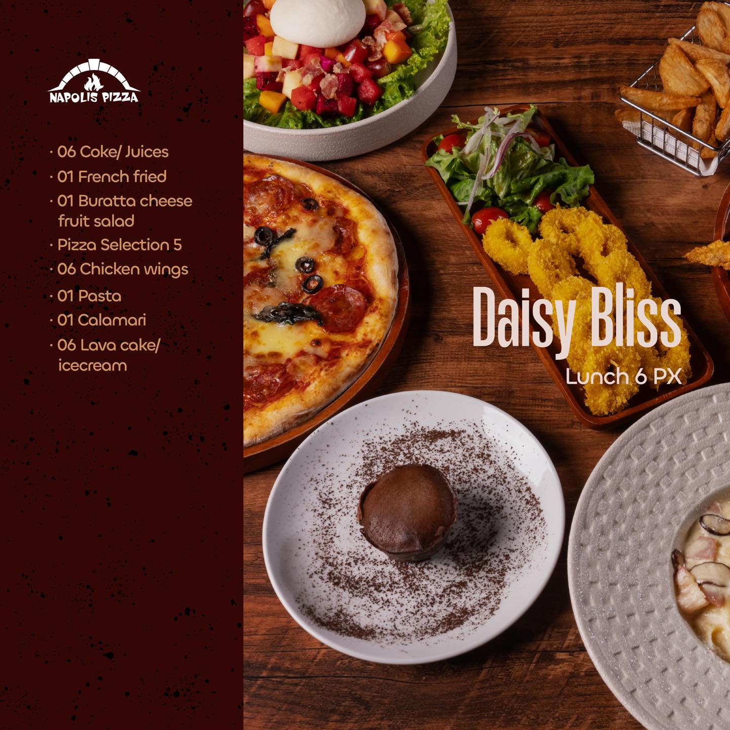 Set ăn trưa Daisy Bliss (Dành cho 6 người)